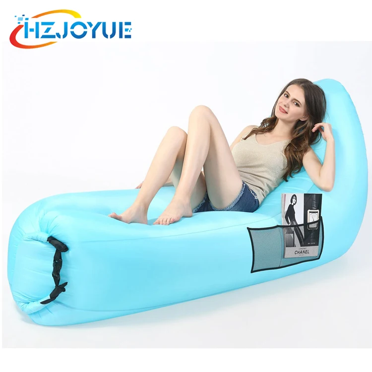 2019 Top Selling 201t Waterproof Inflatable Air Sofa Sun Lounger