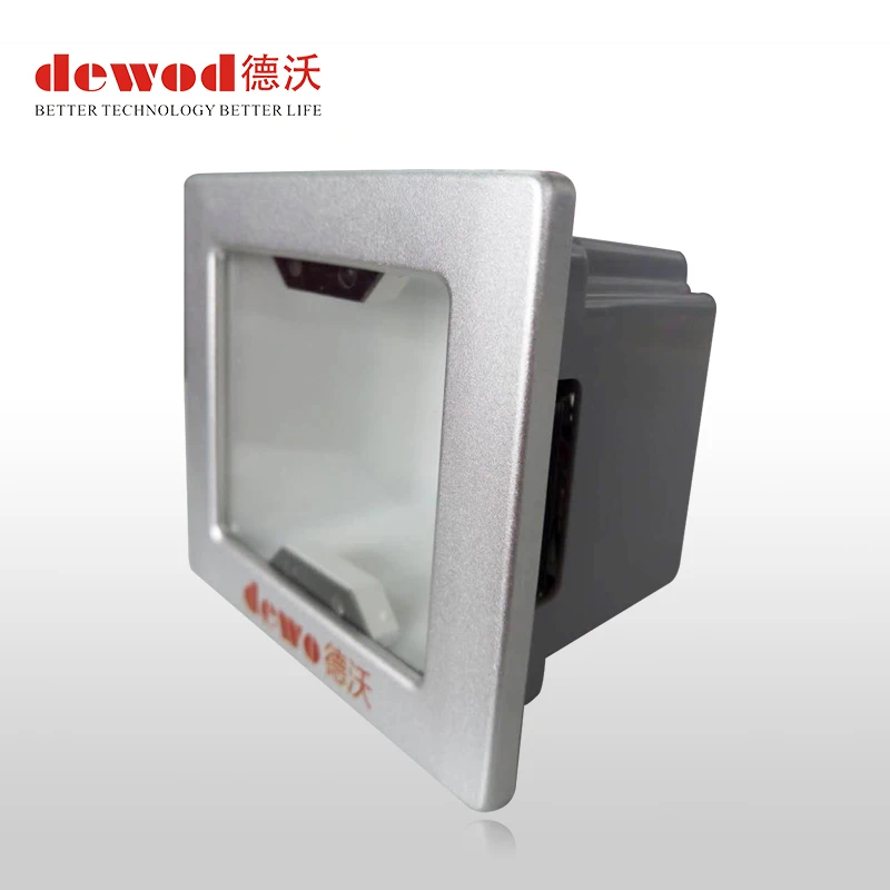 

wholesale hands-free auto scanning table fixed mount 2D scanner with USB RS232 interface, Silver