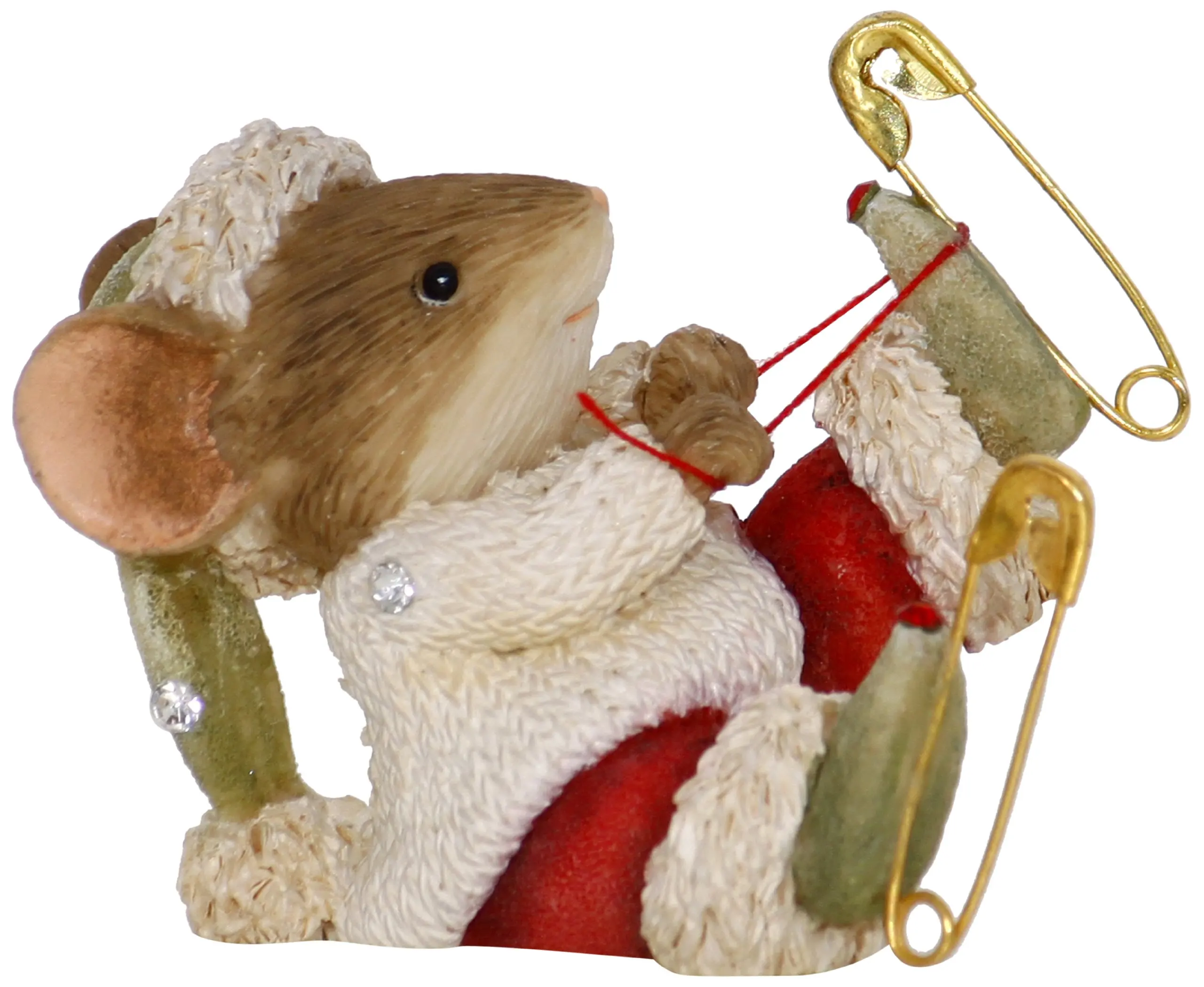 the heart of christmas mouse figurines