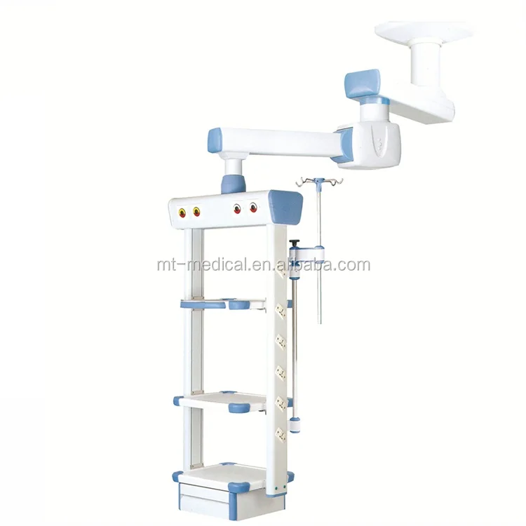 Hospital endoscope pendant single arm electric horizontally lifting tower