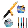 2 in 1 Multifunction Fine Point Round Thin Tip Touch Screen Pen Capacitive Stylus Pen For Smart Phone Tablet For iPad For iPhone