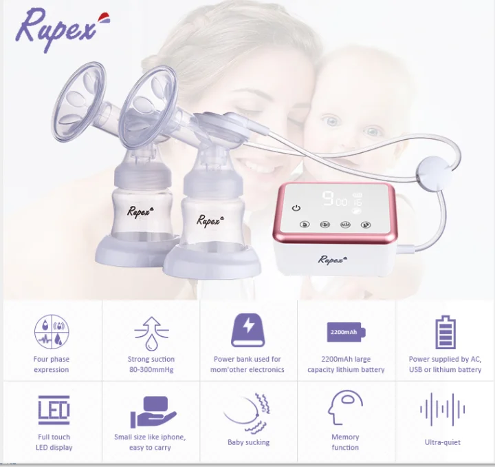China Factory Rupex Oem Baby Accessories Full Touch Automatic Double