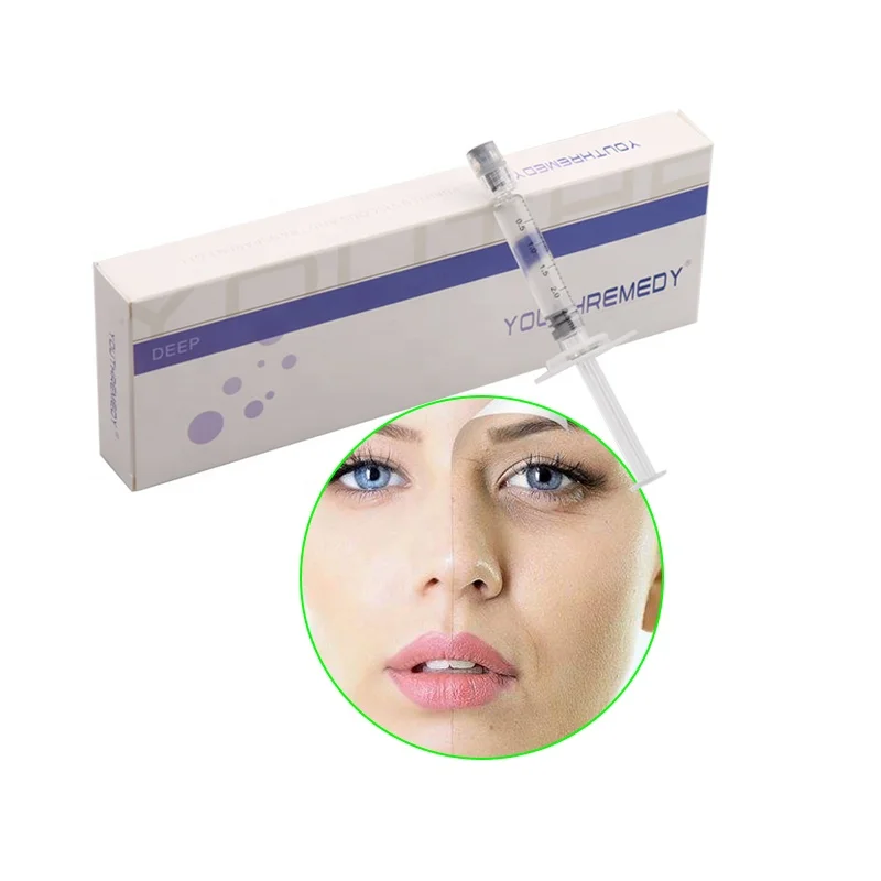 

2ml wholesale dermal filler cross linked korea hyaluronic acid injectable filler /gel injection for lip /nose /face /eye, Transparent