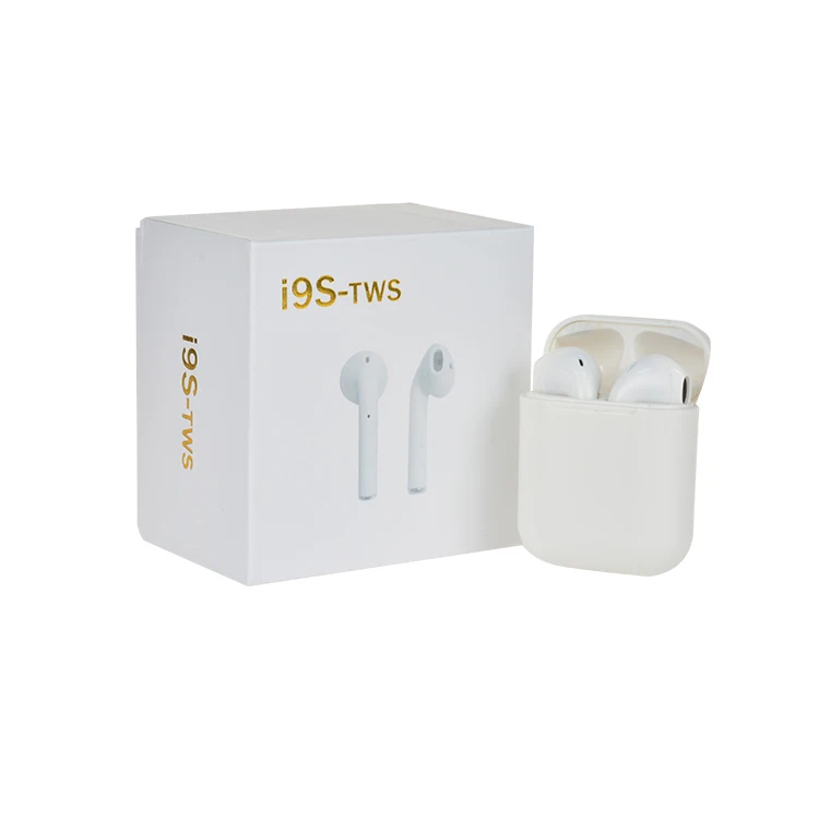

Free Shipping US 2019 New i9S i8x i10 i11 i12 i13 i14 TWS Sport Earphone headphone I9s wireless earbuds earphone, White