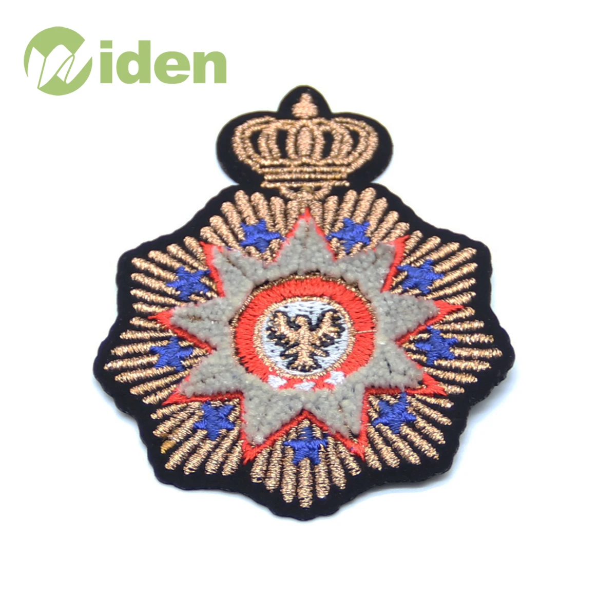Promotion High Quality Embroidery Brand Patch Fuzzy Badge Applique