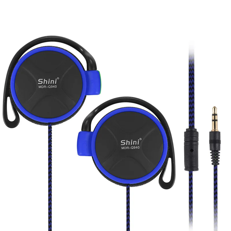 

Free Shipping Headphones 3.5mm Super Bass Headset EarHook Earphone For Mp3 Player Computer Mobile Earphone Shini MDR-Q940