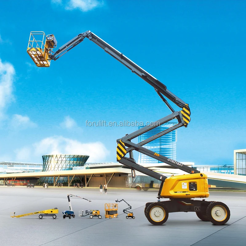 12m 320kg top quality aerial work electric scissor lift platform