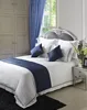 Hot selling customized hotel bed runner bed throw for wholesale