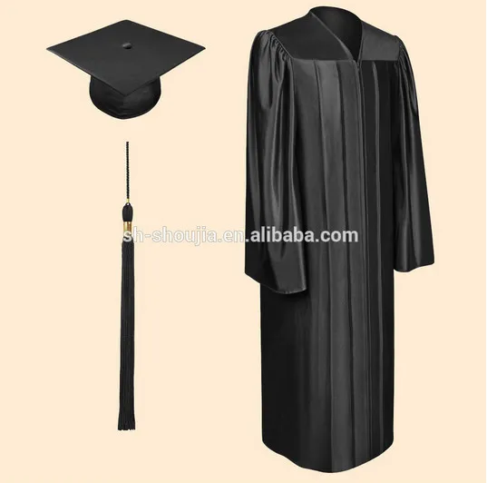 University Academic Bachelors Robe Matte Quality Luxury! Black Graduation Gown 