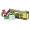 Qt10-15 concrete block making machine with 17-22s block shaping cycle in uganda/algeria