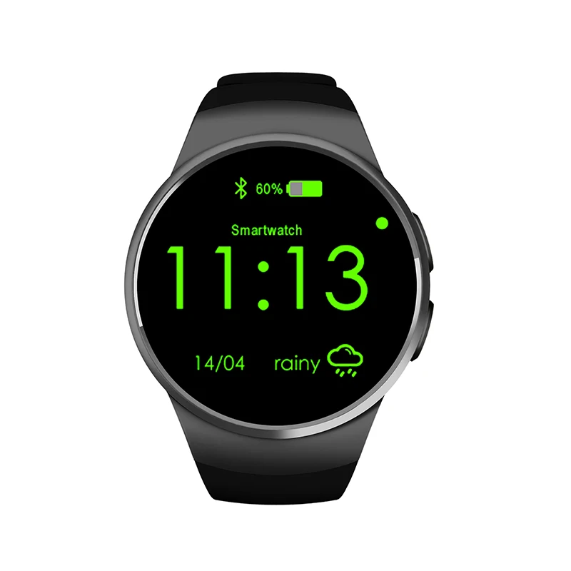 

KW18 IPS Round Smartwatch Phone SIM Card MTK2502 Pedometer Bluetooth 4.0 Heart Rate Monitor Sport Tracker
