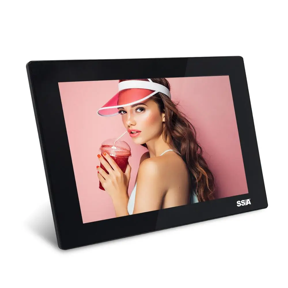 

Adjustable Brightness/Contrast/Saturation 10.1 inch Wi-Fi Cloud Frame With Touch Screen