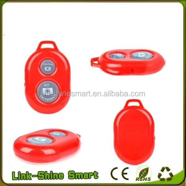 Mobile Phone Selfie Shutter Remote with Extendable Selfie Stick and Phone Holder