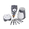 Portable 6 in 1 Universal Screwdriver Set,Cute Bear Shape Home Repair Tool