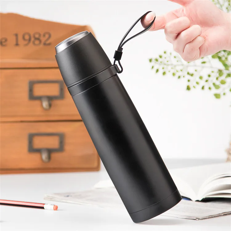 

2021 Stainless Steel Water Bottles Press Vacuum Theroms tea Flask Water Bottles