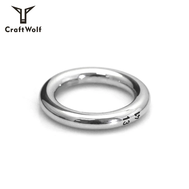 

Craft Wolf Wholesale Design Gold Color Stainless Steel Cirque Ring for Men, Steel, gold