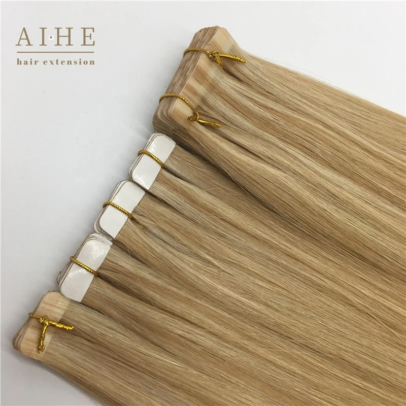 

chocolate brown highlight remy russian human tape in hair extensions, N/a