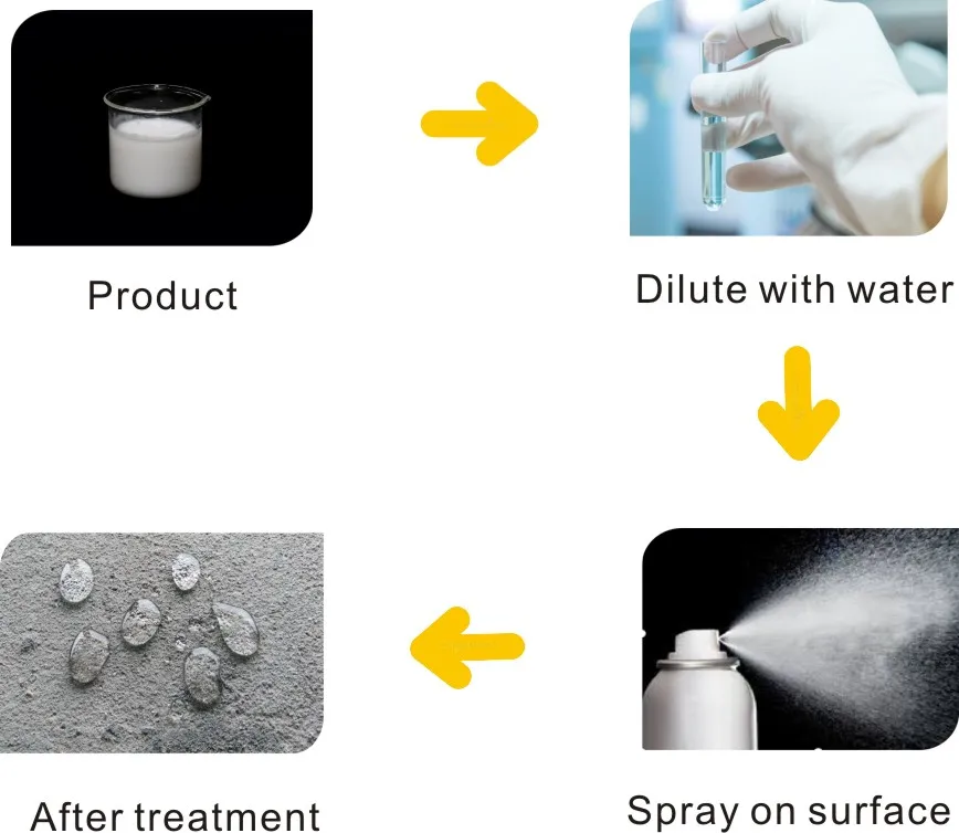 Waterproofing Agent Silane Siloxane Emulsion Concrete Spray Adjuvant