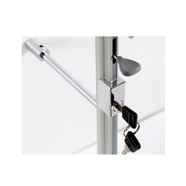 12 Pair Locking Aluminum Wall Optical Eyewear Display Rods Custom