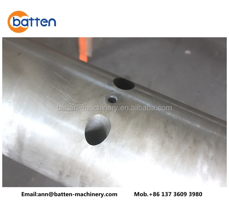 weber 88 parallel twin screw and barrel for PVC extrusion machine