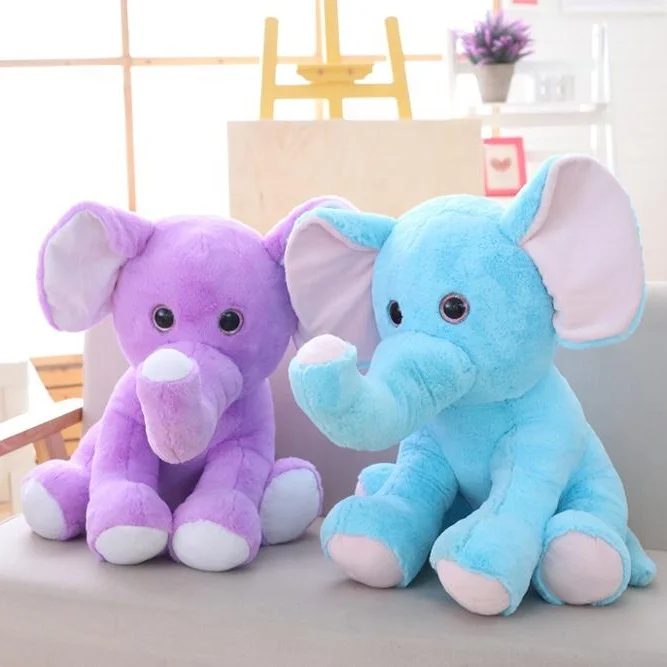 Cute Blue Elephant Stuffed Animal, 2021 