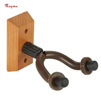 

New design wooden base guitar wall mount hanger hooks