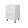 MS flat pack kitchen 3 Drawer MDF/PB Base Cabinet