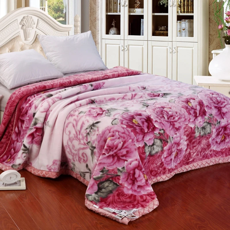 Cheap Raschel Wholesale Acrylic Mink Blanket Buy Cheap Raschel