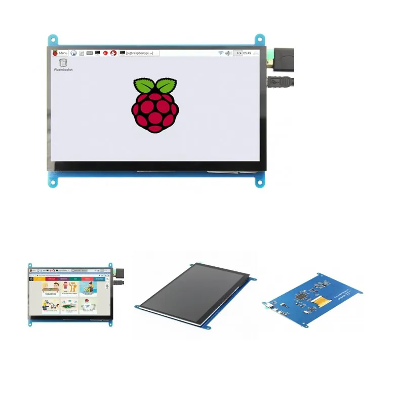 7inch Lcd Standard Display 800 480 Hardware Resolution Up To 19x1080 Software Configuration Resolution Buy Digital Lcd Screen 800x480 Tft Lcd Transparent Lcd Display Capacitive Touch Screen Raspberry Pi Product On Alibaba Com
