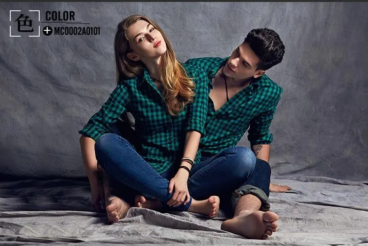 camisas vaqueras para parejas