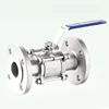 2 Piece 3 Piece Manual High Quality Stainless Steel floating Ball Valve Chemical Resistant Flange Valve With Worm Gear