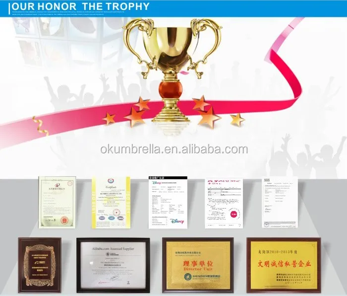 standard umbrella size