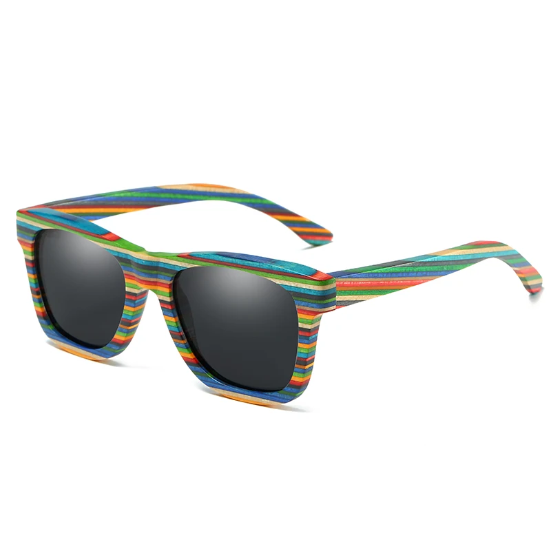 

2019 Famous Brands Wooden Iridescence Sunglasses for unisex, Any colors is available