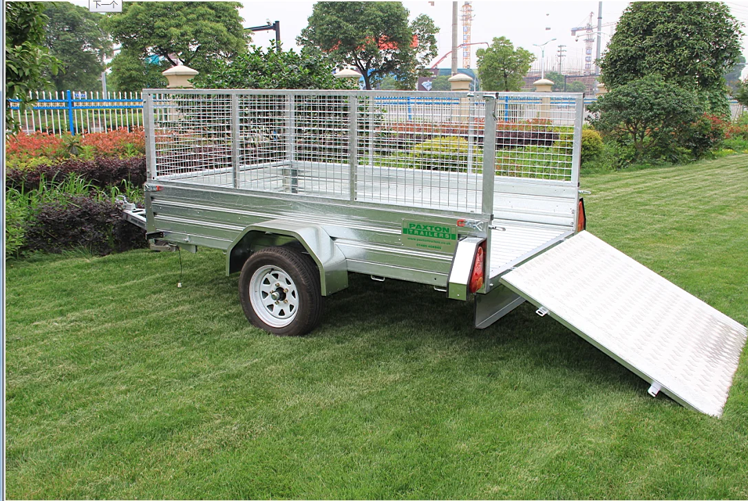 Best Galvanized Caged Utility Box Trailer For Sale - Buy Small Box