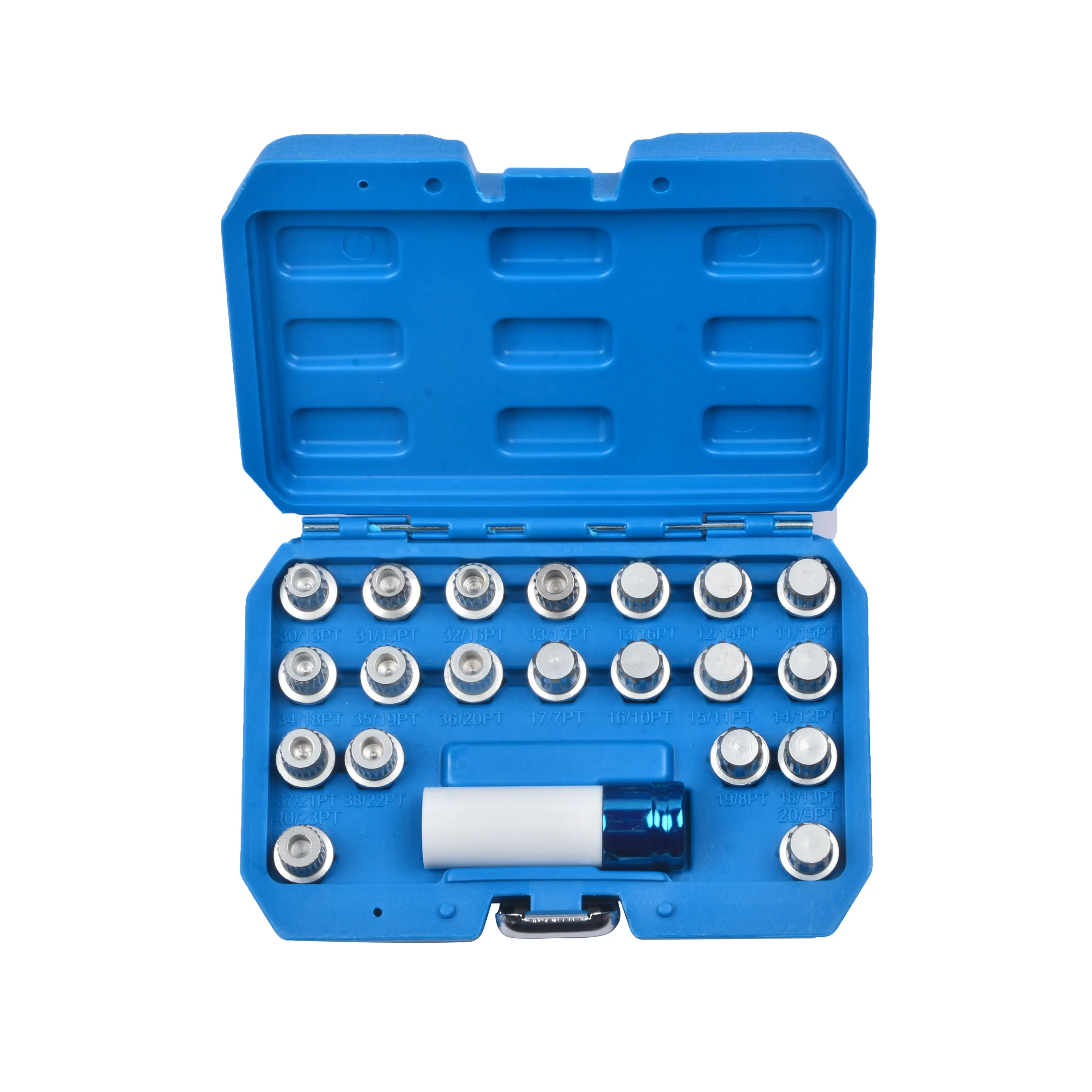 21pc locking wheel nut screw lock socket key master tamper proof