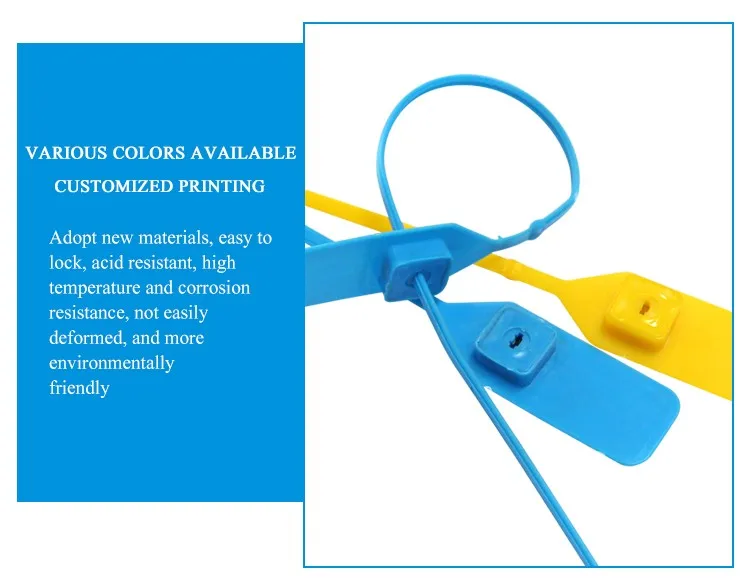 MA - PS 6007 tamper evident airline security packing luggage economic container shipping security plastic seal