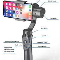 

2019 new 3-Axis Handheld Phone camera Gimbal Stabilizer for smartphone steady cam Vertical Shoot for sports