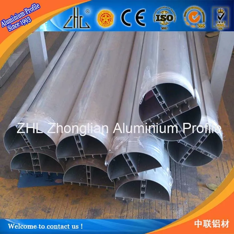Hot! Oem Aluminum Corner Extrusion Round Profile,Fiberglass Aluminium
