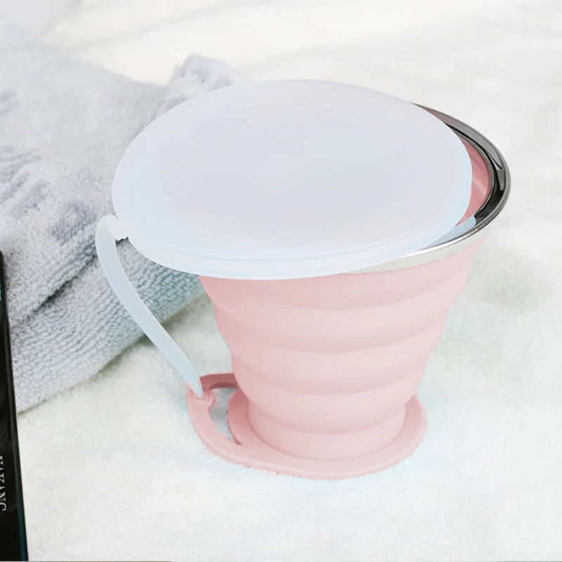 

New generation LFGB/FDA standard 270ml folding outdoor travel drinking silicone collapsible cup, Multi-color optional