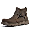 Wholesale Classic Italian Style Genuine Leather Ankle Boots For Men