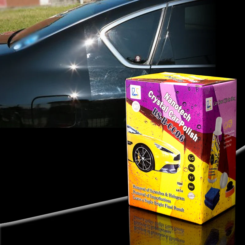 

RS-B-CC06 car polish care wax polish to Remove Scratches and swirls Crystal Car Polish 125ml Kit