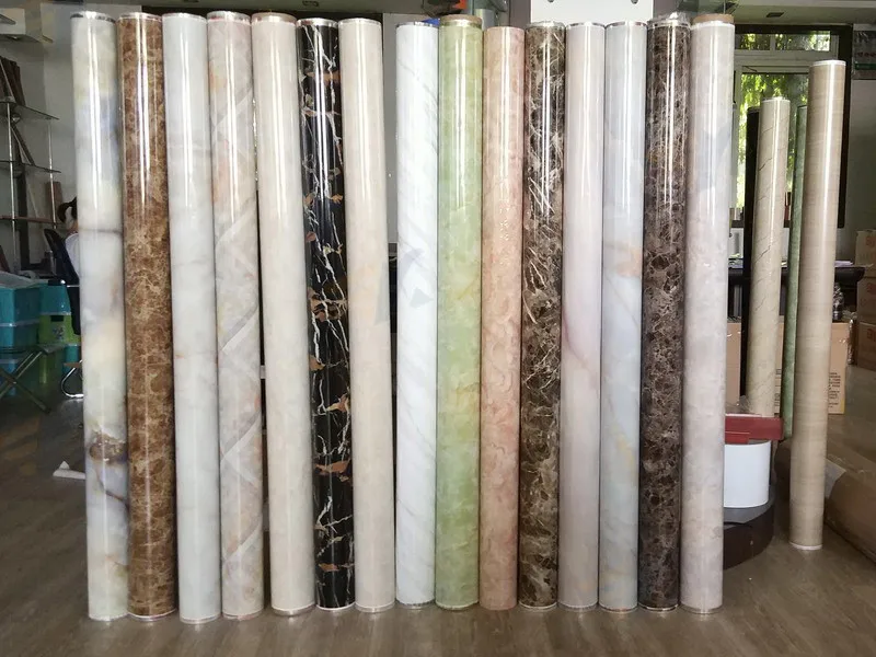 
Wood Grain Marble Design Metallic Hot Stamping Foil For Plastic 