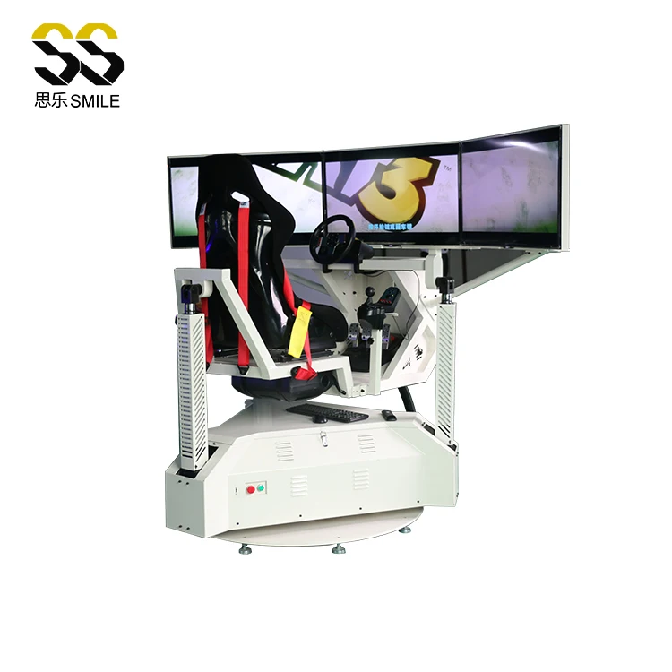 3 Screen Hydraulic Driving Racing Simulator Seat Equipment Buy Racing