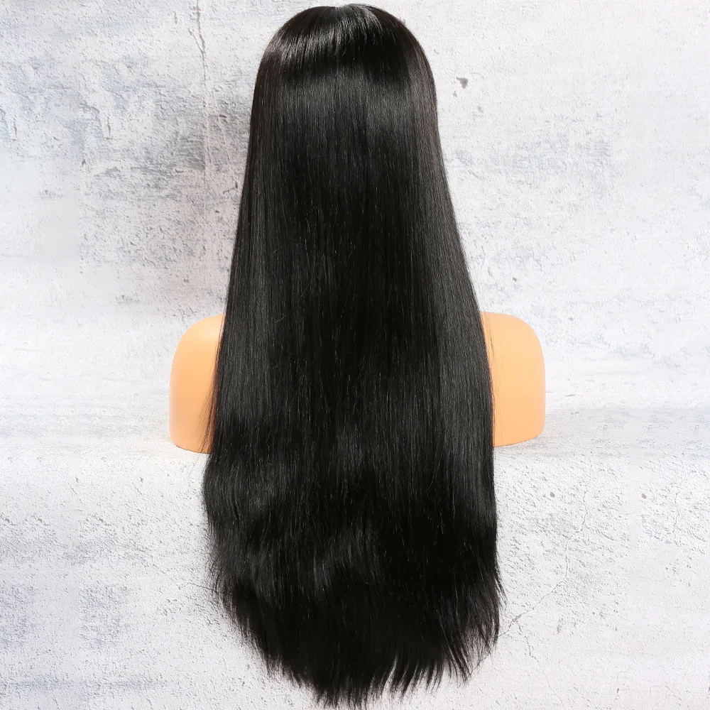 

Wholesale virgin brazilian hair transparent swiss lace double drawn brazilian human hair full lace wig