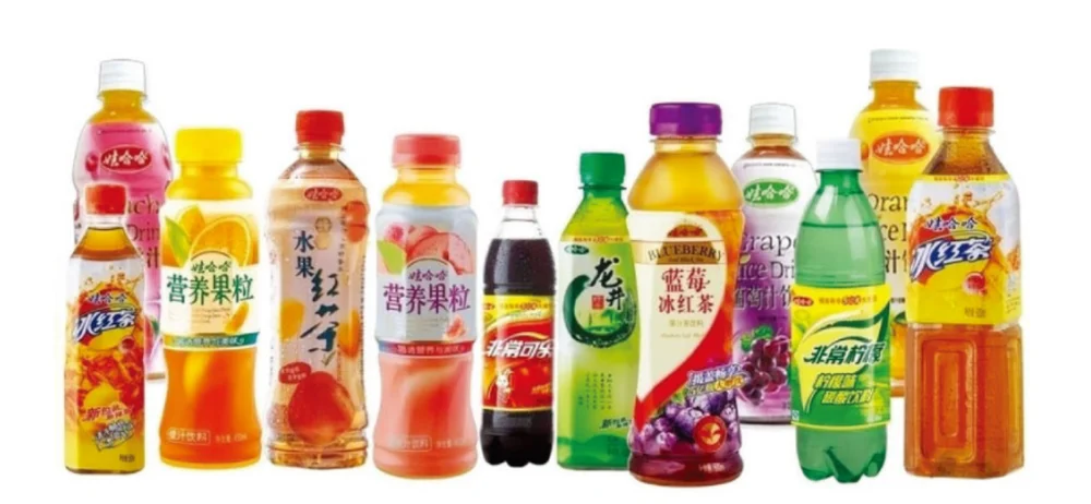 Небольшая жидкость. ПЭТ упаковка газировок и содовых ванн. China Soda.