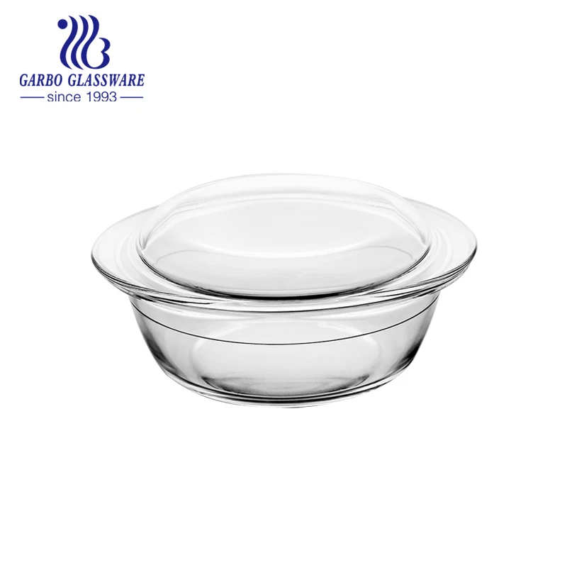 2.1l Good Quality Round Pyrex Glass Baking Dish With Lid Buy Pyrex