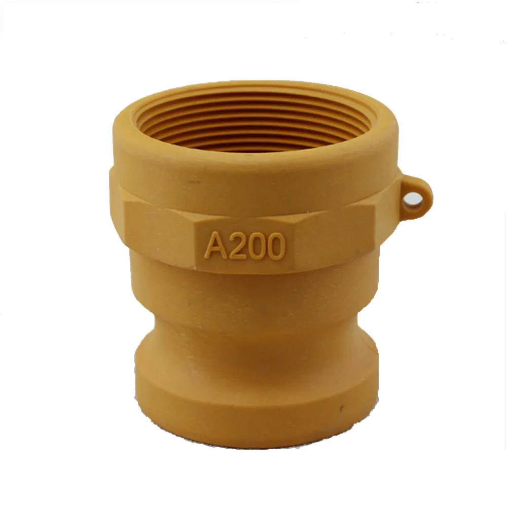 

nylon ibc camlock adapter 1inch competitive price pvc camlock coupling type A, Yellow