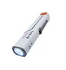 emergency rechargeable solar powered deak lamp dynamo led torch with fm radio