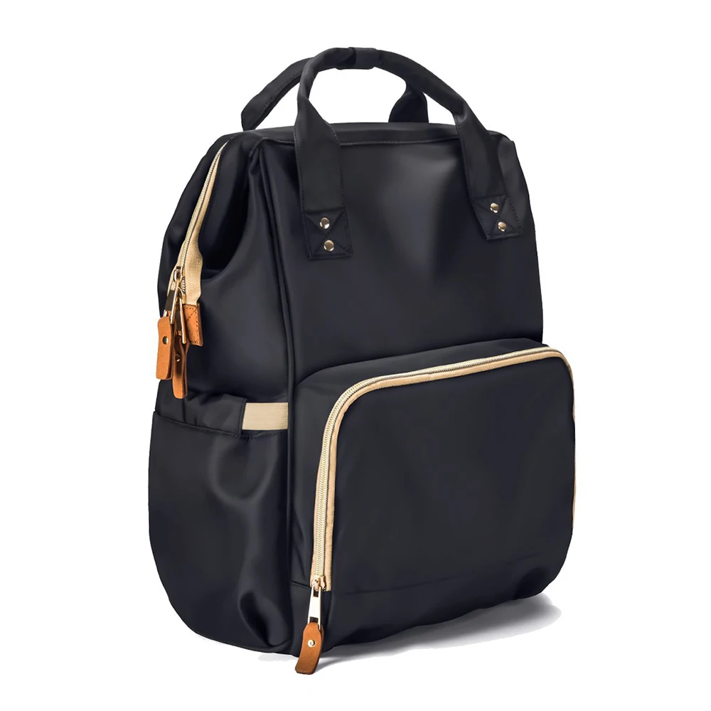 Factory wholesale fashion mummy bag waterproof nylon diaper bag backpack