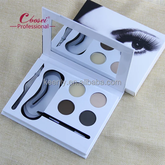 

Professional waterproof powder eyebrow kit palette